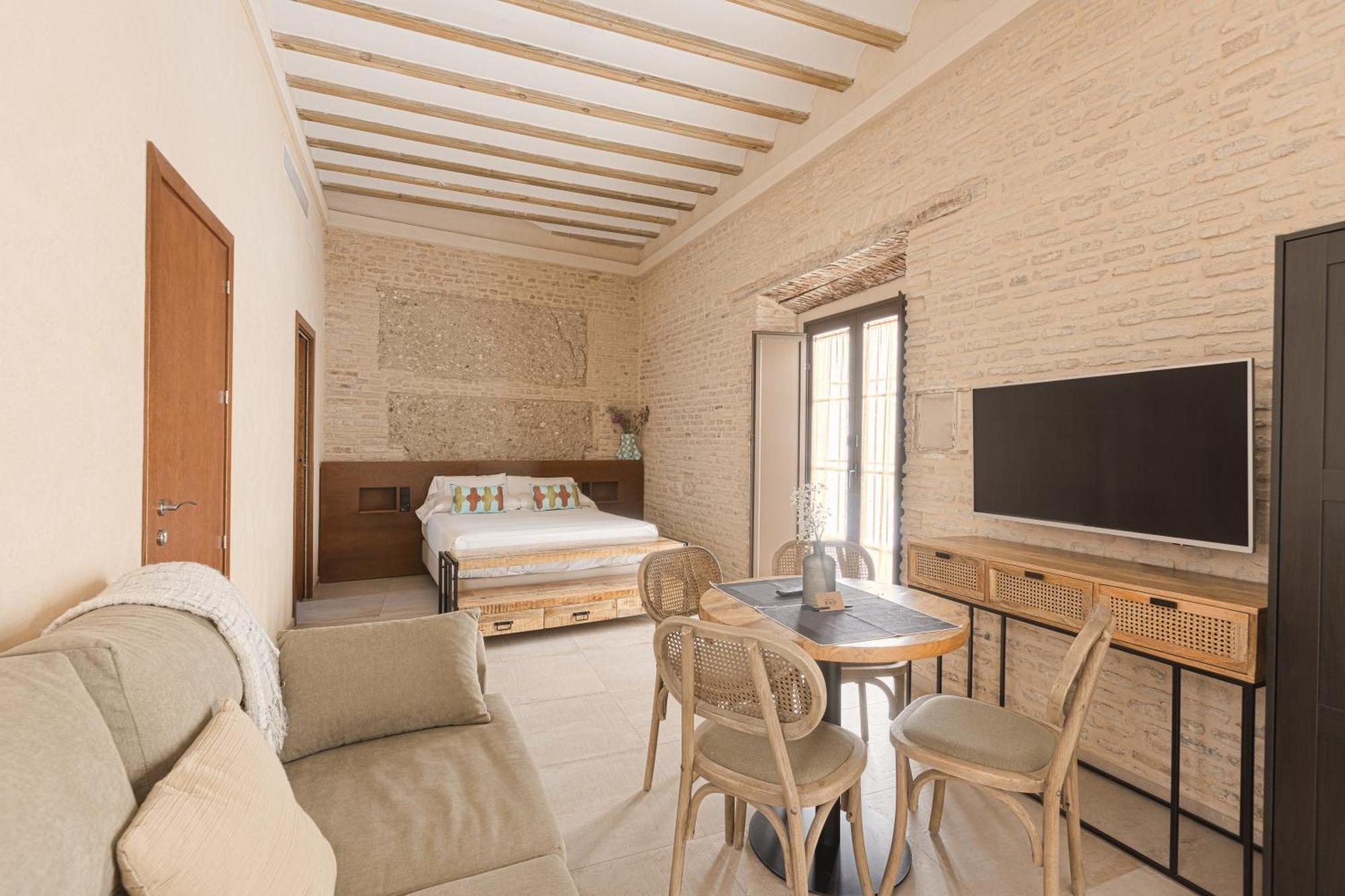 Casa Senorial Del Siglo XVIII Aparthotel เซบีญา ภายนอก รูปภาพ